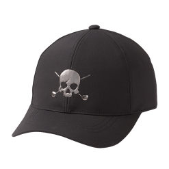 Volvik Golf Hot Melt Skull Cap -CLUBS Shop 0001 Skull matte cap black