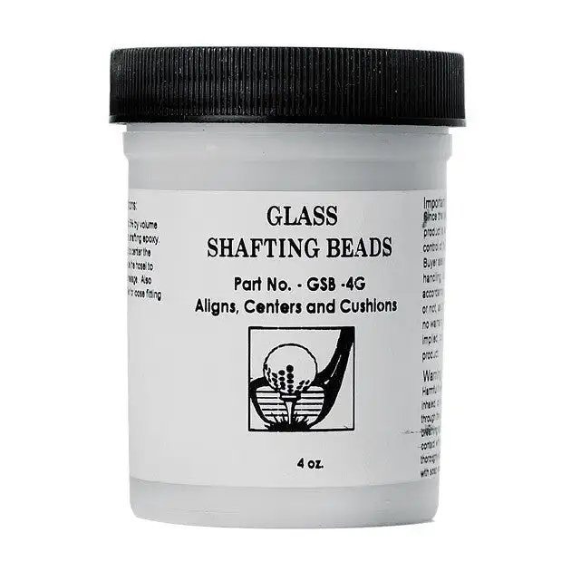 Hireko Glass Golf Club Shafting Beads - 4 Oz Bottle 1 Hireko Glass Golf Club Shafting Beads - 4 Oz Bottle