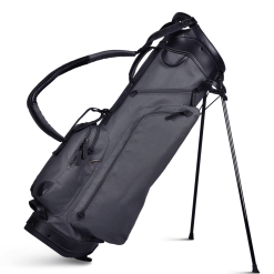 Sun Mountain Golf Canvas & Leather Carry Stand Bag -CLUBS Shop 190735CanvasLeatherStandSlate Black