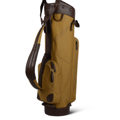 Sun Mountain Golf Canvas & Leather Cart Bag -CLUBS Shop 190740CanvasLeatherCartClay Brown