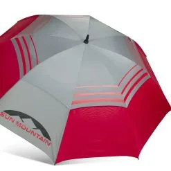 Sun Mountain Golf 68" Manual Umbrella -CLUBS Shop 190902 Umbrella Gray Red scaled