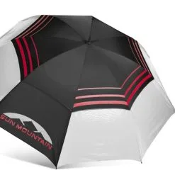 Sun Mountain Golf 68" Manual Umbrella -CLUBS Shop 190904 Umbrella Black White Red scaled