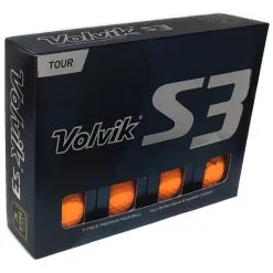 Volvik S3 Tour Performance Golf Balls -CLUBS Shop 2019 S3 Orange Box