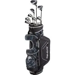 Golf Works Top-Flite Golf Men's XL 13 Piece Complete Box Set -CLUBS Shop 2020 Camo Black