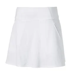 Puma Women's PWRShape Solid Golf Skirt -CLUBS Shop 2021PWRShapeSolidWovenSkirt bRIGHTWHITE