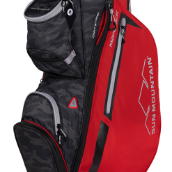Sun Mountain Golf 2023 Maverick Cart Bag -CLUBS Shop 2023 Maverick 230363 red black camo