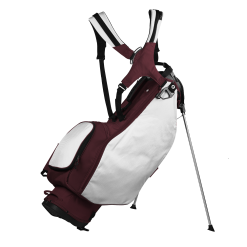 Sun Mountain Golf 2023 Collegiate Team Carry Stand Bag -CLUBS Shop 2023 TeamStand N230168 maroon white