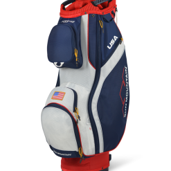 Sun Mountain Golf 2021 Teton Cart Bag -CLUBS Shop 210386TetonRed Navy White