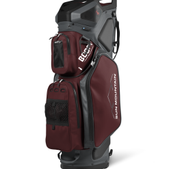 Sun Mountain 2022 Boom Bag Golf Cart Bag With Speakers -CLUBS Shop 210412BoomBagGray Garnet Black