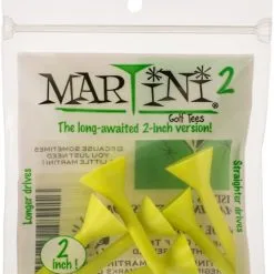 J&M Martini Tees - 2" - 6 Pack -CLUBS Shop 2inch Yellow