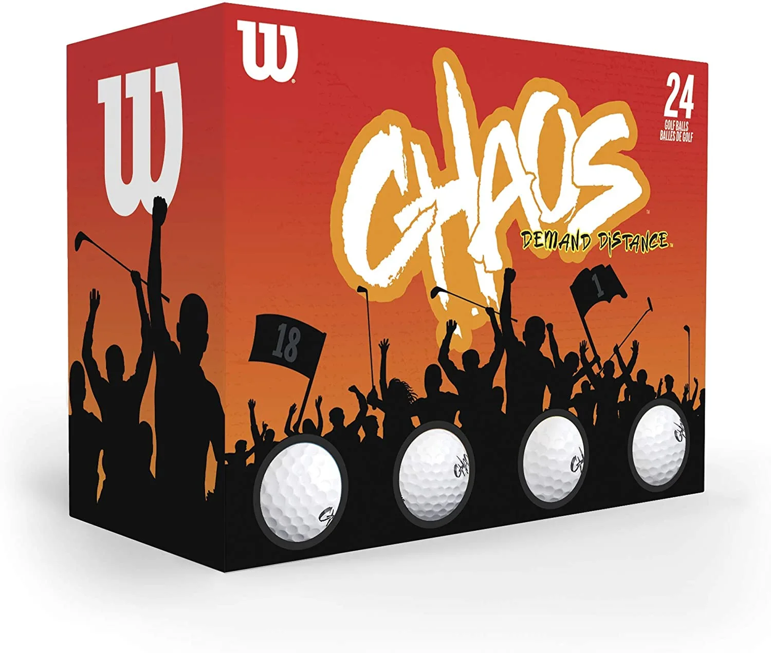 Wilson Golf 2020 Chaos Golf Balls 24 Pack 6 Wilson Golf 2020 Chaos Golf Balls 24 Pack - Image 6