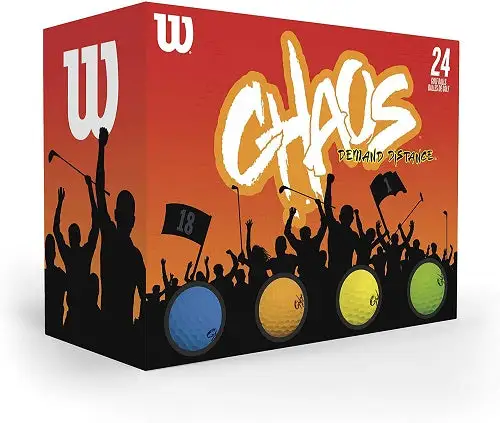 Wilson Golf 2020 Chaos Golf Balls 24 Pack 1 Wilson Golf 2020 Chaos Golf Balls 24 Pack