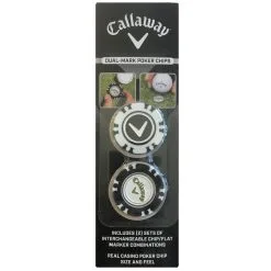 CaddiesShack Callaway Golf Dual Ball Marker Poker Chips Set -CLUBS Shop Accessories DualMarkPokerChips