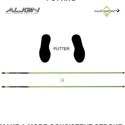 Proactive MVP Sport Golf Alignment Sticks 2-Pack -CLUBS Shop AlignmentRods Red 11