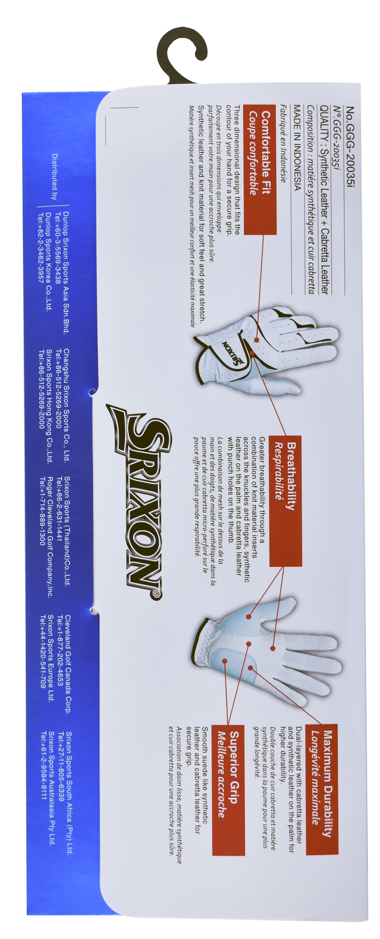 Srixon Women's All Weather Glove 4 Srixon Women's All Weather Glove - Image 4