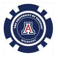 Team Golf NCAA Magnetic Poker Chip Ball Markers -CLUBS Shop Arizona1