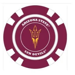 Team Golf NCAA Magnetic Poker Chip Ball Markers -CLUBS Shop ArizonaState1