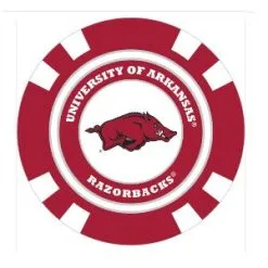 Team Golf NCAA Magnetic Poker Chip Ball Markers -CLUBS Shop Arkansas1