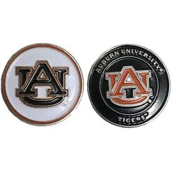 J&M NCAA Double Sided Collegiate Golf Ball Marker Coins -CLUBS Shop Auburn1 9074072c 08b5 43f5 aef9 91a664a25d62