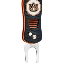 Team Golf Retractable Switchblade Switchfix Divot Tool Ball Marker - NCAA -CLUBS Shop Auburn Tigers Switchfix 44448 105
