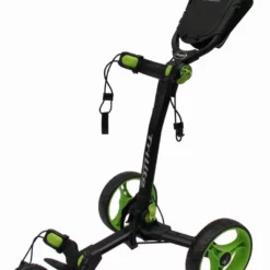 TGIB Axglo Golf TriLite 3 Wheel Push Cart -CLUBS Shop AxgloTriLiteBlackGreen