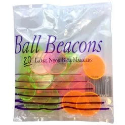 J And M Beacons Large Neon Golf Ball Markers