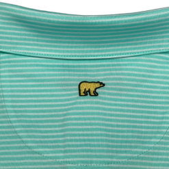 Callaway Jack Nicklaus Black Label By Perry Ellis Feeder Stripe Polo Shirts -CLUBS Shop BlackLabelPolo FeederStripe ArubaBlue3