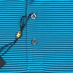 Callaway Jack Nicklaus Black Label By Perry Ellis Feeder Stripe Polo Shirts -CLUBS Shop BlackLabelPolo FeederStripe BlueJewel1 scaled