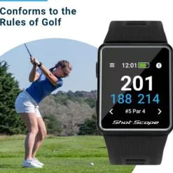 Shot Scope Golf G3 GPS Watch -CLUBS Shop Black G3 Product 480x441 Desktop 12