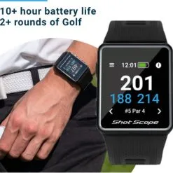 Shot Scope Golf G3 GPS Watch -CLUBS Shop Black G3 Product 480x441 Desktop 7