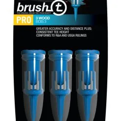 J And M Brush-t Golf Original Brush Tees -CLUBS Shop Blue