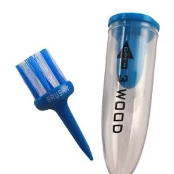 J And M Brush-t Golf Original Brush Tees -CLUBS Shop Blue 1