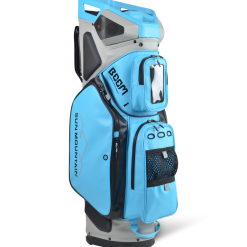 Sun Mountain 2022 Boom Bag Golf Cart Bag With Speakers -CLUBS Shop BoomBagCement Ocean BlackAltShot