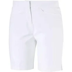 Puma Ladies Pounce Bermuda Golf Shorts 10 Puma Ladies Pounce Bermuda Golf Shorts -CLUBS Shop BrightWhite