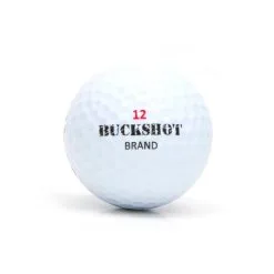 Hireko BUCKSHOT BRAND GOLF BALLS - 12 Golf Balls In Package -CLUBS Shop Buckshot Camo Golf Golf Balls 3