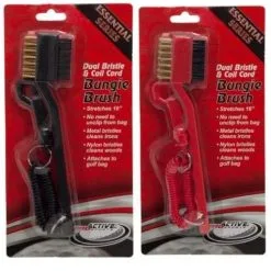 Proactive Club Brush Dual Bristle & Coil Cord Bungie Brush