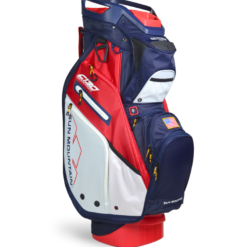 Sun Mountain Golf 2021 C-130 Supercharged Cart Bag -CLUBS Shop C130SuperchargedNavy White RedAltShot