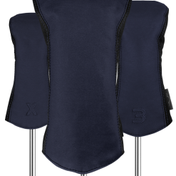Sun Mountain Golf Canvas & Leather Head Covers -CLUBS Shop CanvasLeatherHeadcoverNavy Black