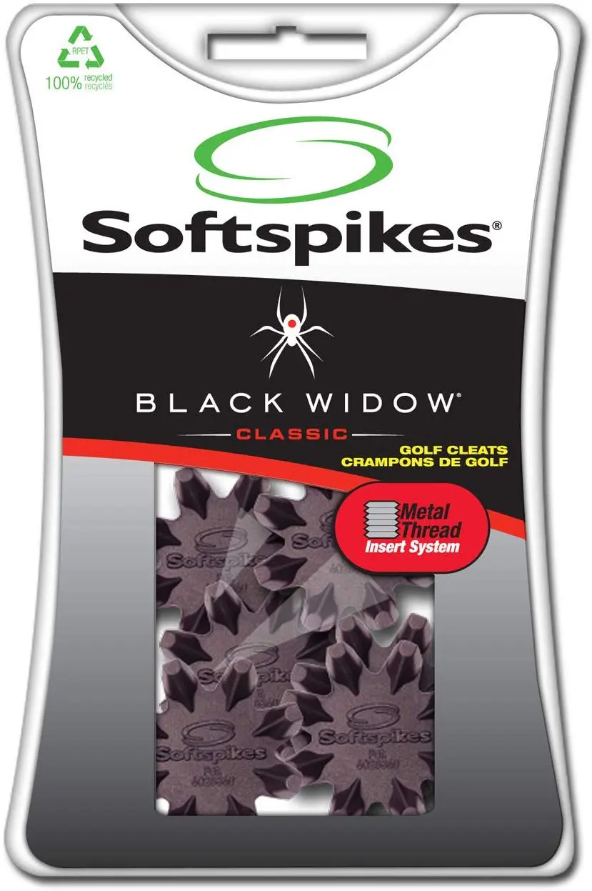 Hireko Black Widow Classic Metal Thread Cleats 1 Hireko Black Widow Classic Metal Thread Cleats