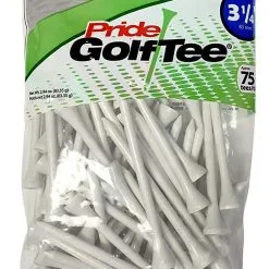 J&M Pride Sports Wood Golf Tees 3.25" 14 J&M Pride Sports Wood Golf Tees 3.25" -CLUBS Shop Classic Wood Tee 3.25 75 count White
