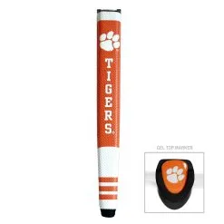 Team Golf NCAA Collegiate Putter Grips With Magnetic Ball Marker -CLUBS Shop Clemsen Tigers