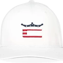 Cobra Golf Cobra Stars And Stripes Crown C Snapback Golf Hat -CLUBS Shop CobraStarsandStripesCrownCSnapback White 1