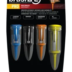 J And M Brush-t Golf Original Brush Tees -CLUBS Shop Combo 4