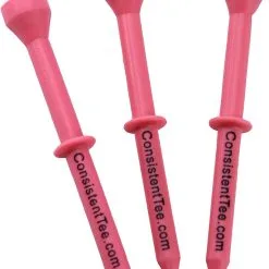 CaddiesShack Consistent Tee Golf Tees 10 Pack - 3.25" 17 CaddiesShack Consistent Tee Golf Tees 10 Pack - 3.25" -CLUBS Shop ConsistentTees Pink2