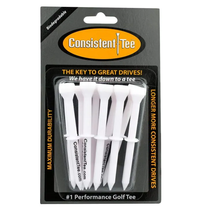 CaddiesShack Consistent Tee Golf Tees 10 Pack - 3.25" 5 CaddiesShack Consistent Tee Golf Tees 10 Pack - 3.25" - Image 5