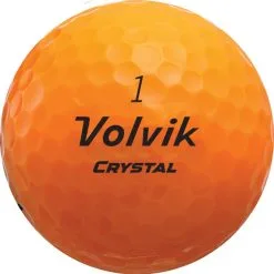 Volvik Crystal Focus Colored Golf Balls -CLUBS Shop CrystalFocus2022 OrangeBall