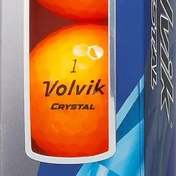 Volvik Crystal Focus Colored Golf Balls -CLUBS Shop CrystalFocus2022 OrangeSleeve