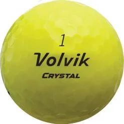 Volvik Crystal 2022 Focus Colored Golf Balls By The Sleeve -CLUBS Shop CrystalFocus2022 YellowBall 4f01e8da cd07 41b3 9597 c5a6b56ce818