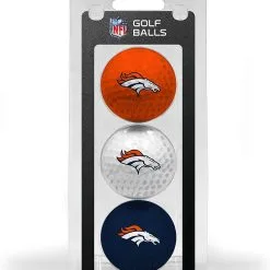 CaddiesShack NFL Golf Balls 3 Ball Gift Pack 6 CaddiesShack NFL Golf Balls 3 Ball Gift Pack -CLUBS Shop Denver Broncos 3 ball pack NFL