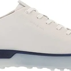 ECCO Golf Ecco Men's Tray Golf Shoes -CLUBS Shop EccoTray WhiteBlueDepths5